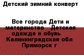 Детский зимний конверт - Все города Дети и материнство » Детская одежда и обувь   . Калининградская обл.,Приморск г.